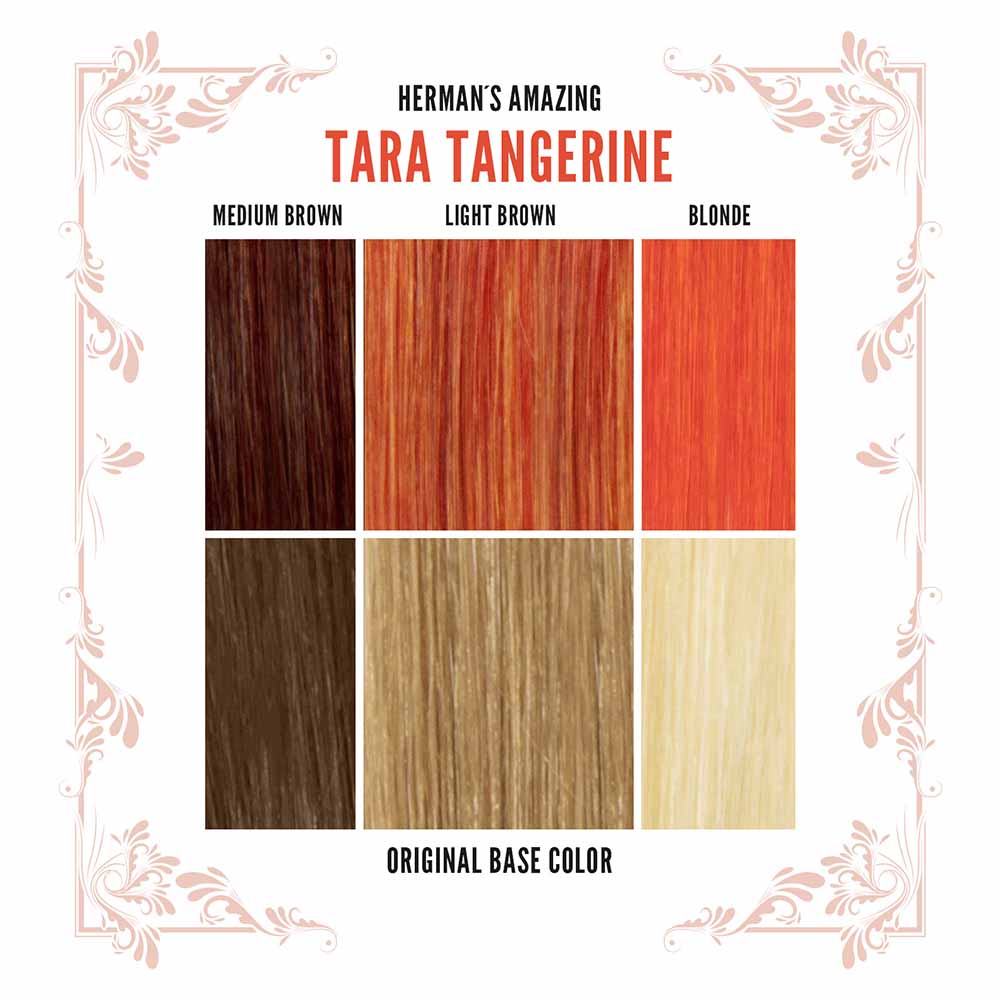 Hermans Amazing Haircolor - Tara Tangerine Semi permanente haarverf - Bruin